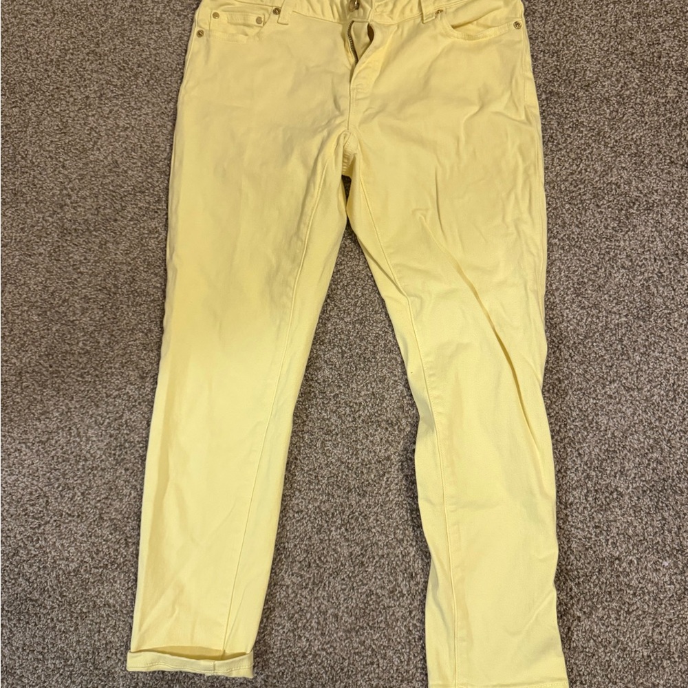 Michael Kors Light Yellow Pants